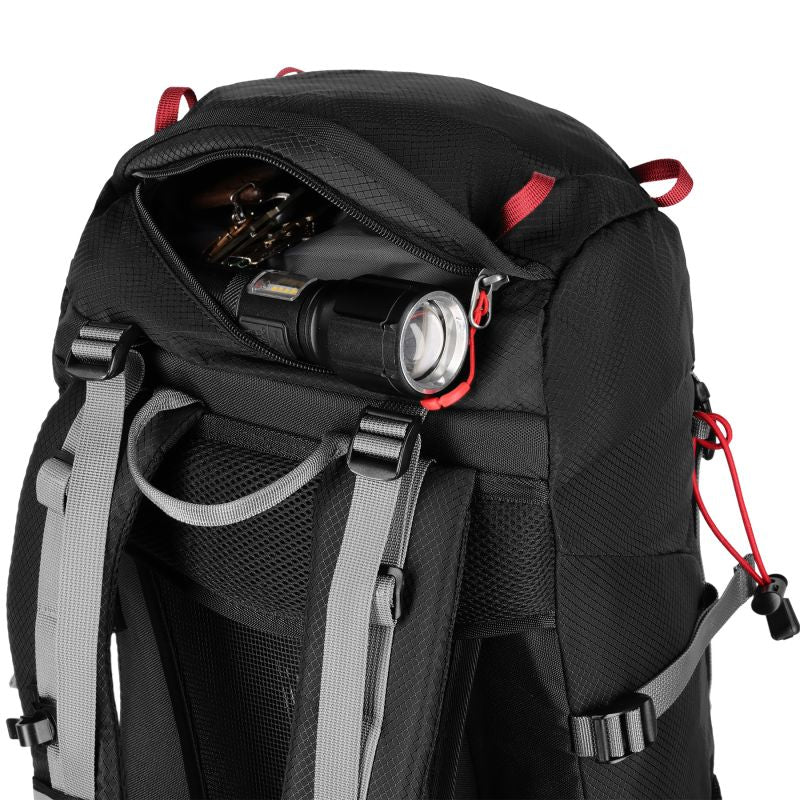 Nc1993 Northlake Black Tourist Backpack 30l+10 Nils Camp fekete hátizsák