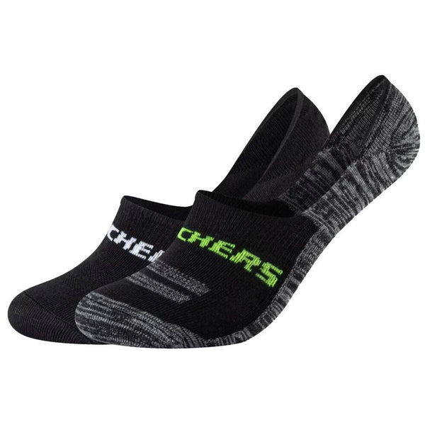 Skechers 2PPK Mesh Ventilation Footies Socks SK44008-9997 Black 35-38 General