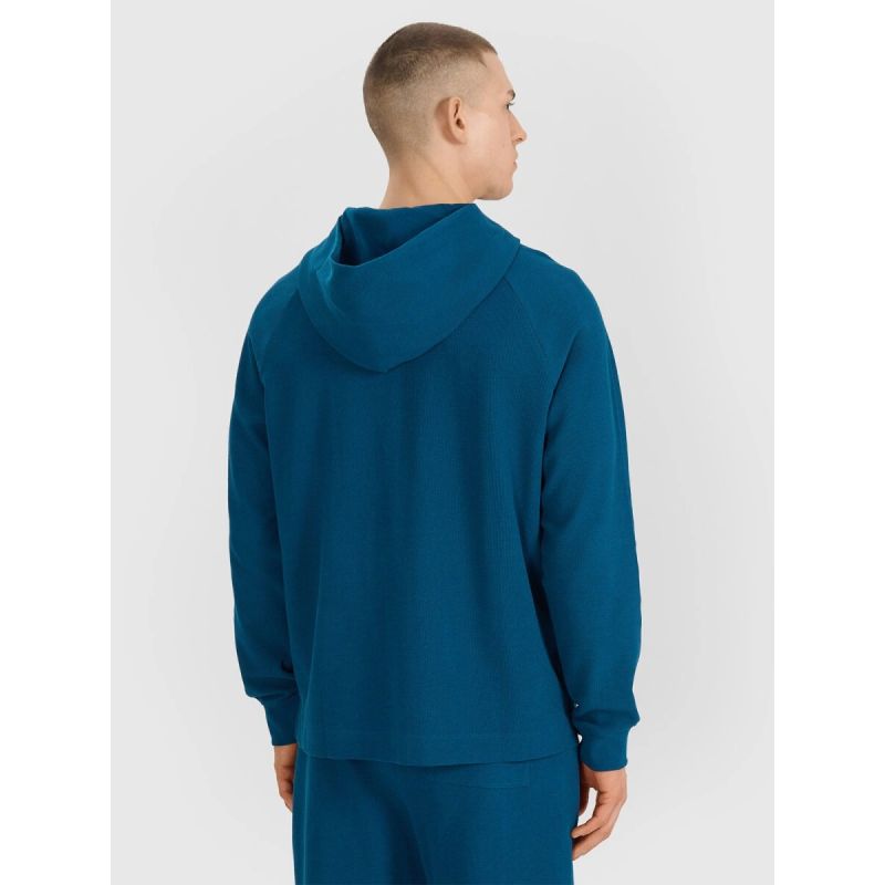 Men's sweatshirt with hood, open, 4F 4FWSS25TSWSM1558-46S kapucnis pulóver