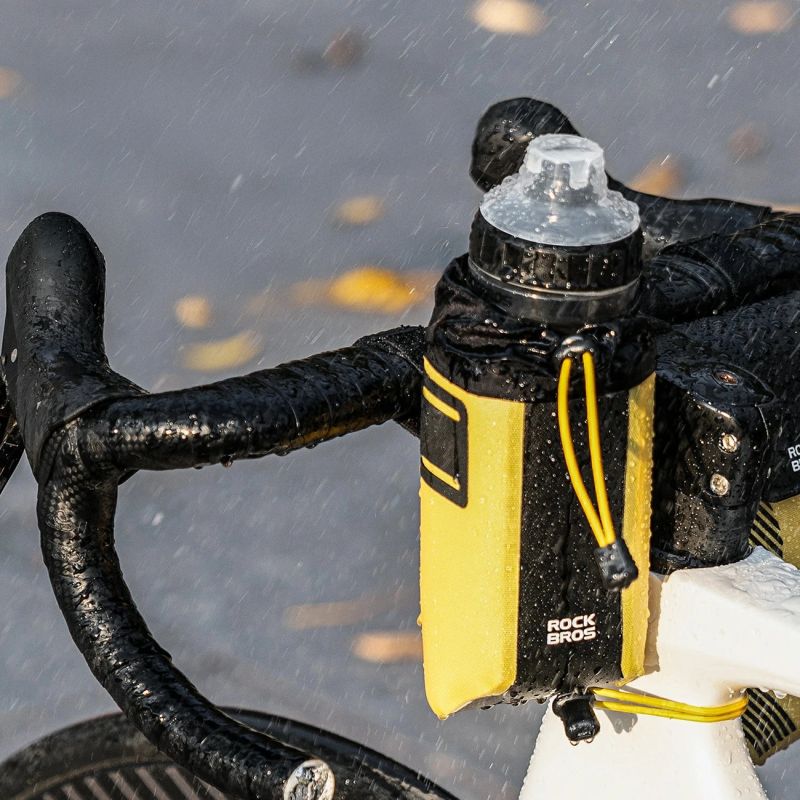 Rockbros AS-162 Waterproof Handlebar Bottle - Yellow sárga táska