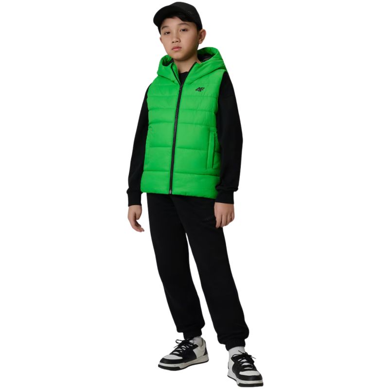 Boy's vest 4F M313 4FJWSS26TVJAM313 41S zöld clothing