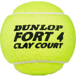 Dunlop Fort Clay Court Tennis Balls 4 pcs zöld labda 601613