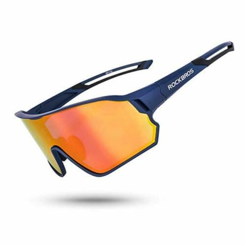 Rockbros blue polarized sports glasses kék glasses, training equipment