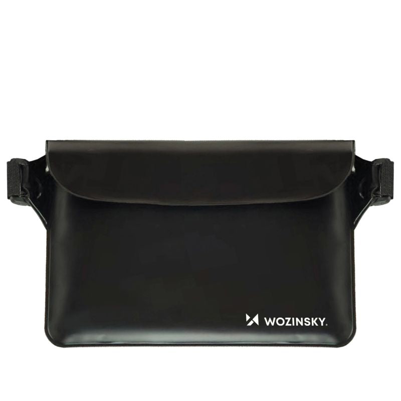 Wozinsky WWS-01 Waterproof PVC Waist Bag - Black fekete elektronika 304004-196026