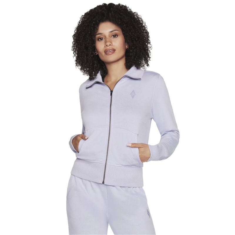 Skechers The Hoodless Hoodie Diamond Jacket W3JA262-LVLP Purple L General