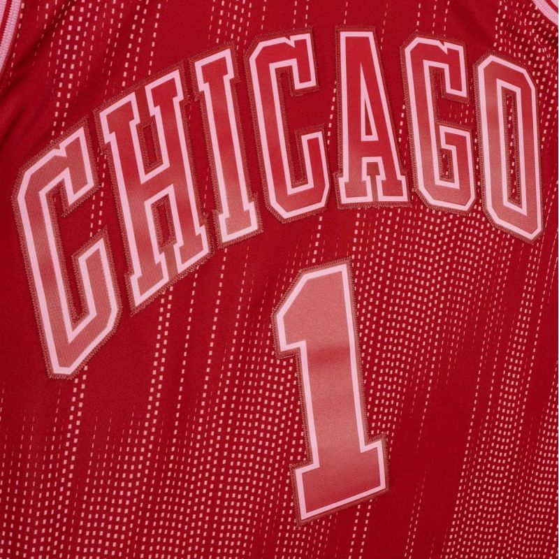 Mitchell & Ness NBA Jersey Swingman Monochrome Chicago Bulls Derrick Rose - TFSM1280-CBU08DRSRED1 kosárlabda mez