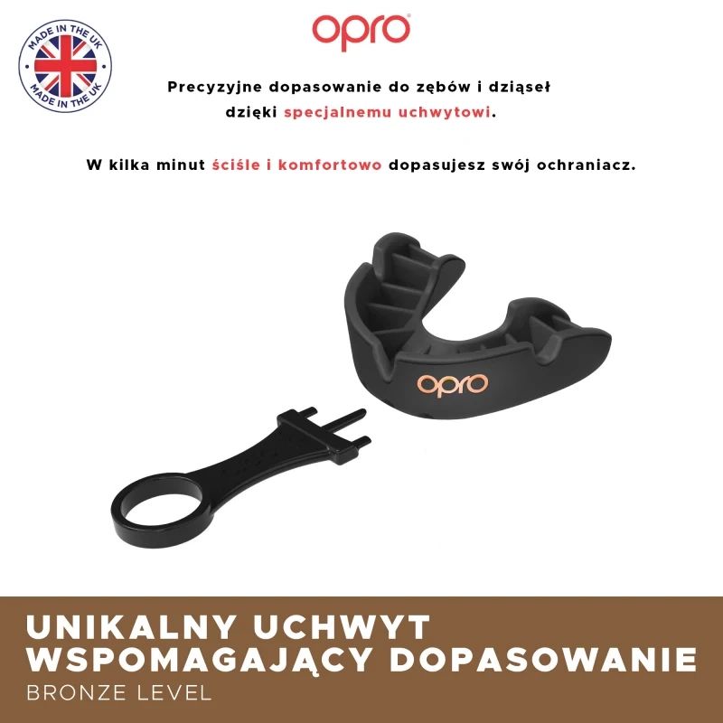 Inny Opro UFC Bronze GEN2 Mouthguard 1234_stm Black Védőfelszerelés