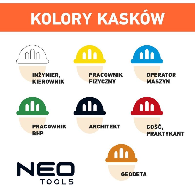 head NEO tools 97-211 protective headgear kiegészítő TOP-97-211