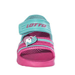 Lotto Simma children's sandals pink and blue 2601090