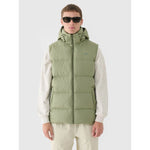 Men's down vest with natural filling 4F 4FWAW24TVJAM148-43S mellény