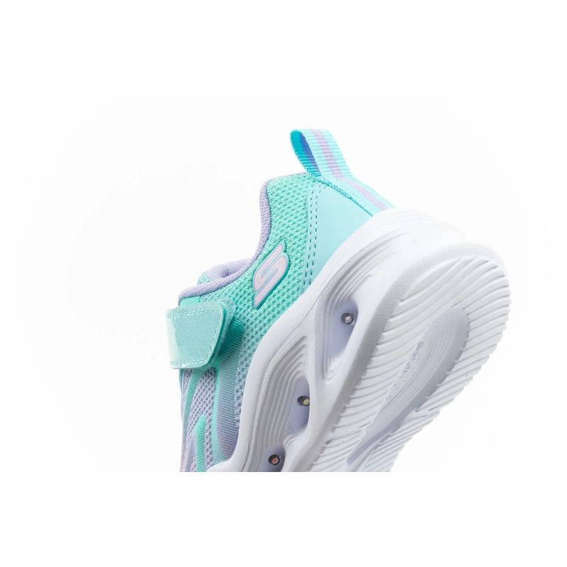 Skechers Color Breeze LED Children's Sports for Girls Turquoise türkiz utcai cipő
