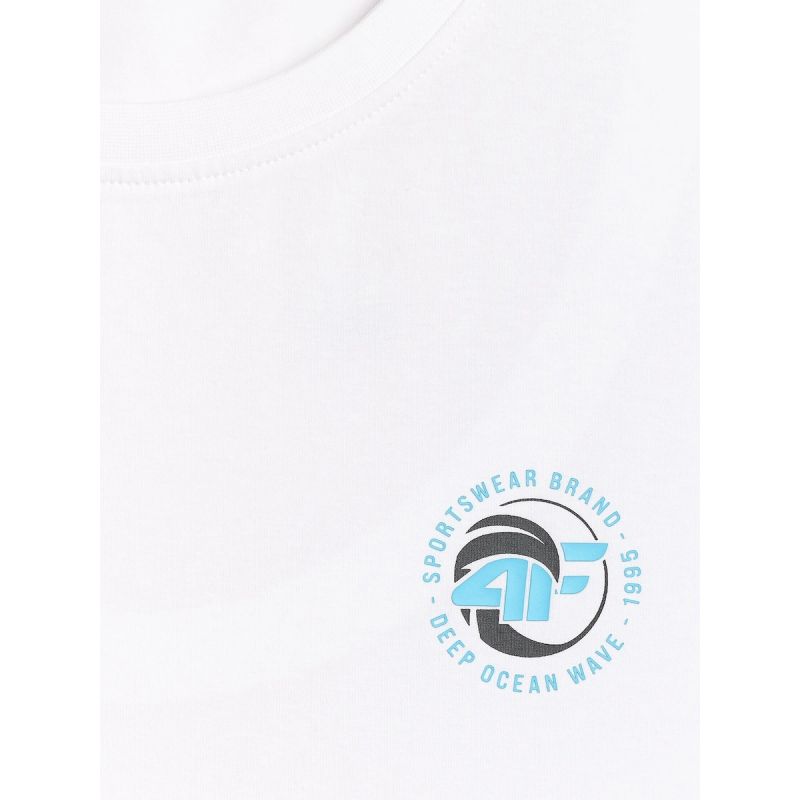 4F Men's regular sleeveless T-shirt with print póló