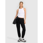 Women's slim ribbed knit top 4F