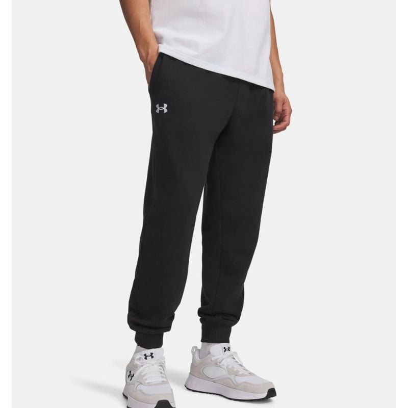Under Armour Men's Rival Fleece Joggers black 1379774 001 fekete férfi nadrág 143582S