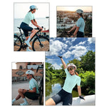 Rockbros 15210007003 TVI S Women's Cycling Jersey - Green s \ zielony póló 15210007003-211663