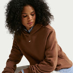 Nike Studio Fleece Medium Weight Women's Sweatshirt Light barna pulóver IM8100259