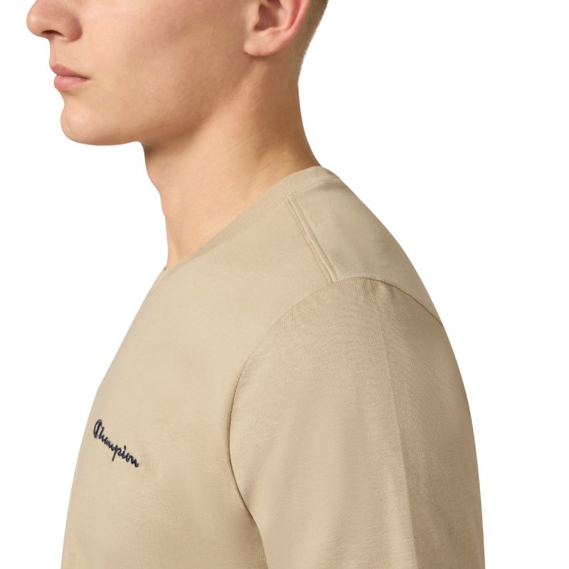 Champion SS Tee Beige Men's T-Shirt 221798 MS041 bézs póló