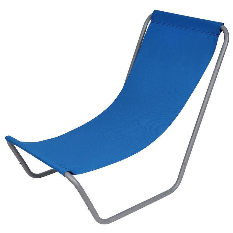 Enero Foldable Garden And Beach Chair And Bag Blue Camp kék deckchairs, bags