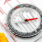 Meteor Compass Ruler 85mm transparent compasses, tourist equipment
