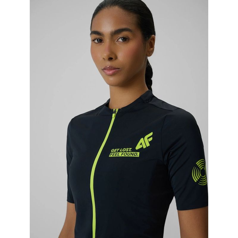 Women's cycling jersey with UPF50+ filter 4F