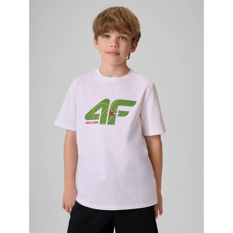 4F Boy's cotton T-shirt ruházat 4FJRSS26TTSHM4280-10S