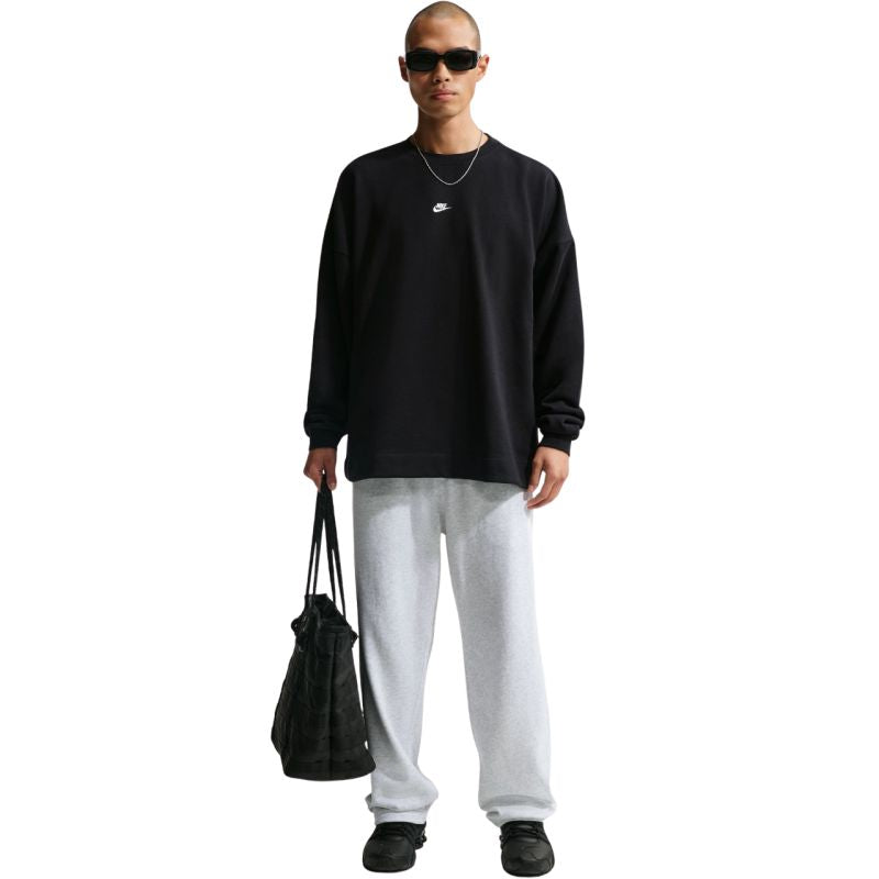 Nike Club FT OS Crew Men's Sweatshirt fekete pulóver IF0747010