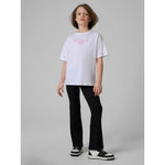 Girls' loose T-shirt with print 4F 4FJRSS26TTSHF3825-10S 158/164 póló