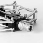 Rockbros 2010-12L Aluminum Platform Bicycle Pedals - Silver