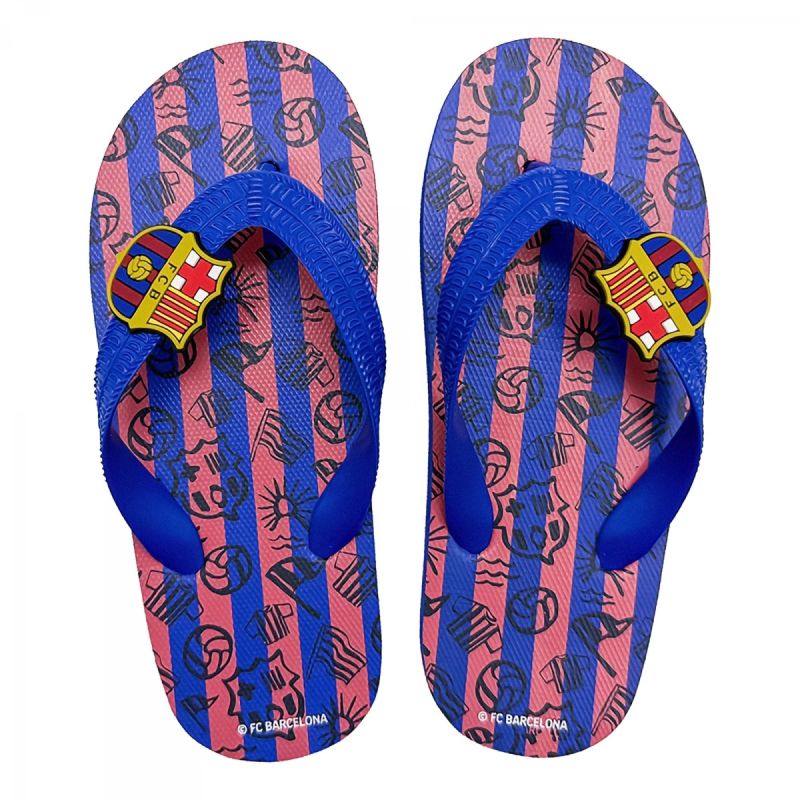 FC Barcelona junior flip-flops