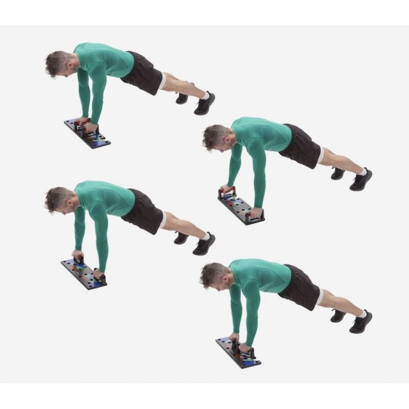 HMS PU10 multifunctional push-up board piros edzéssegítő 17-45-040