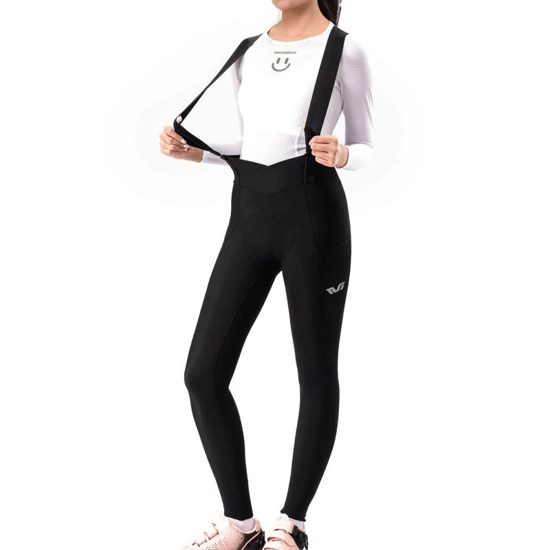 Rockbros TVI Women's Cycling Bib with Pad - Black fekete nadrág 15310005003-211712