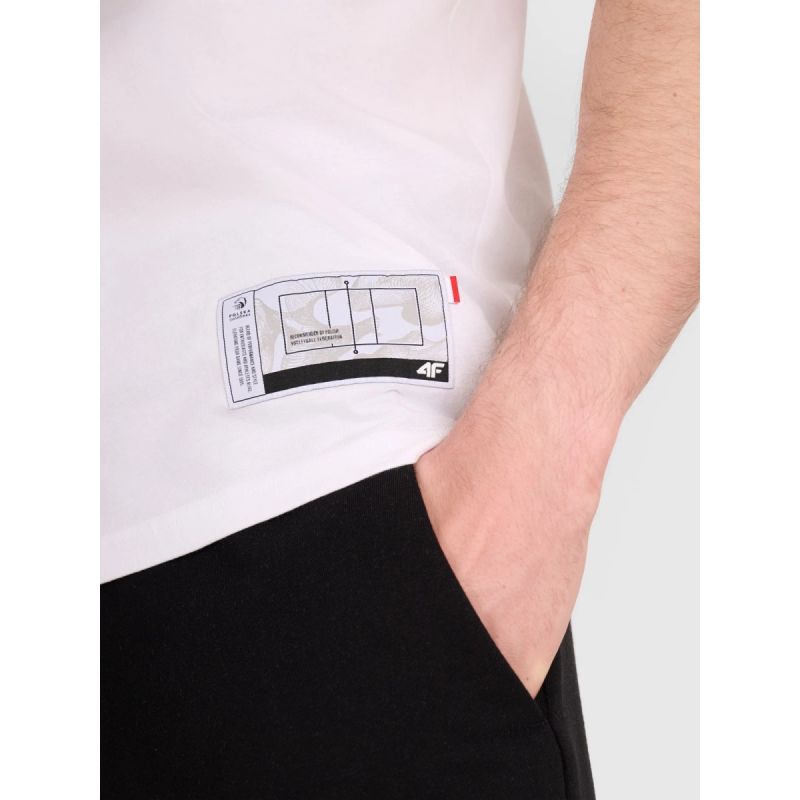 4f Men's regular t-shirt with volleyball print 4FRAW25TTSHM3319-10S Kiegészítő