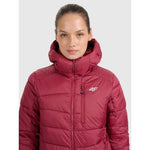 Women's down trekking with Primaloft Silver filling 4F 4FRAW25TDJAF0792-60S szürke kabát