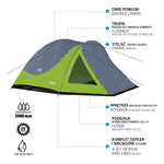 Nc6006 Green-Grey Discovery Nils Camp Tent szürke hátizsák