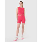 Women's knitted crop top 4F