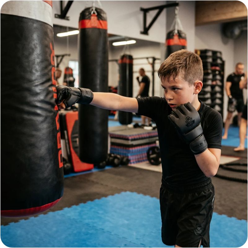 MMAXS Gloves for Kids - Black Master - Valor Series | DBX Bushido
