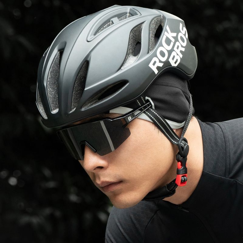 Rockbros M016 Winter Windproof Cycling Cap Size 54-61 cm - Black fekete hats