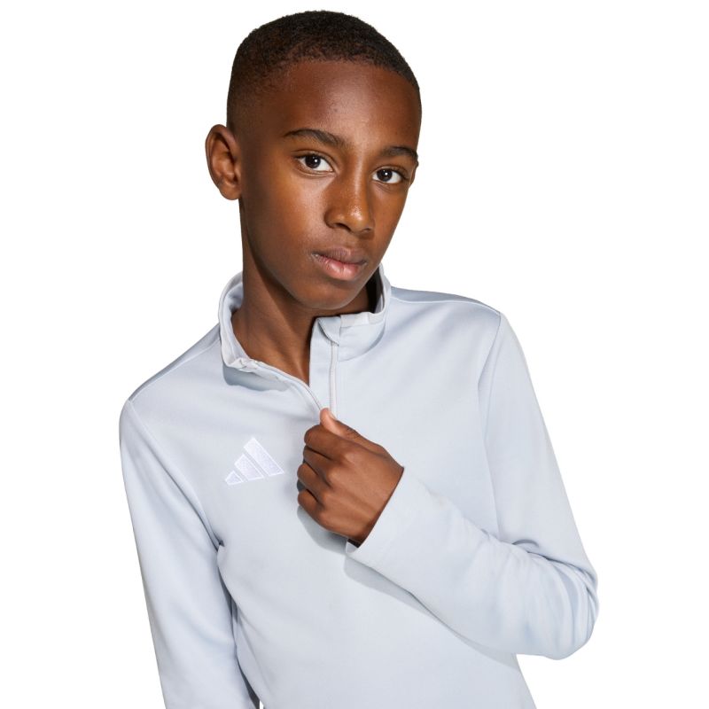 adidas Entrada 26 Training Top light gray kids sweatshirt JZ6637 104cm pulóver