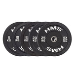 HMS Olympic plate BLACK BUMPER 25 kg BBR25 fekete póló 17-61-019