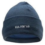 Iguana lea hat in W sötétkék kötött sapka 92800337318