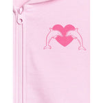 Girls' loose sweatshirt with hood 4F