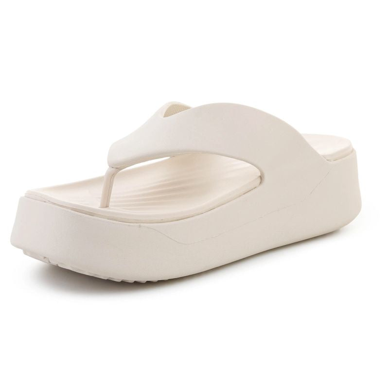 Crocs Gataway Platform Flip Stucco