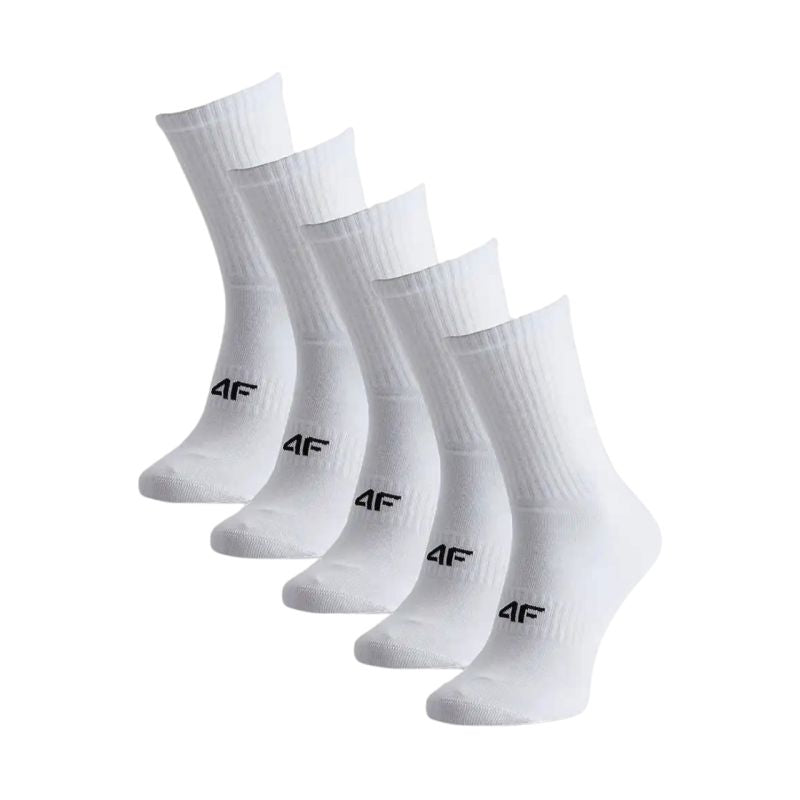 Men's socks 4F M481 5 pack 4FWMM00USOCM481 10S fehér clothing