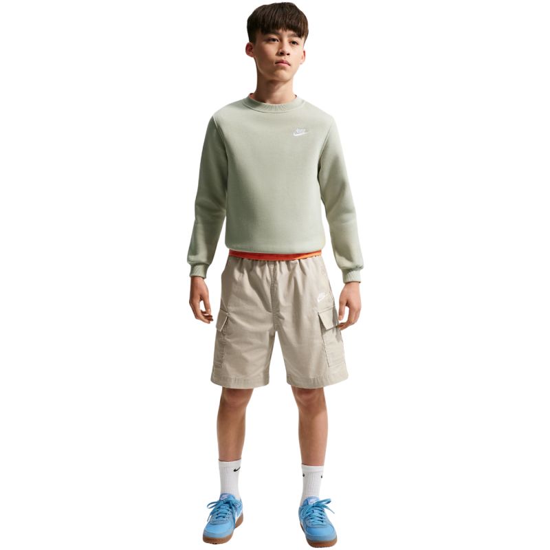Nike Sportswear Club Fleece Kids' Sweatshirt Light Green
