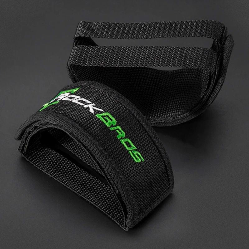 Rockbros Bicycle Pedal Straps 2 pcs - Black