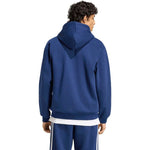 Adidas Men's Essentials 3-Stripes Fleece Full-Zip Hoodie Navy kék ruházat KY4144