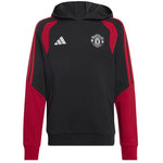 Adidas Manchester United Tiro 26 Junior sweatshirt fekete kapucnis pulóver KC4923