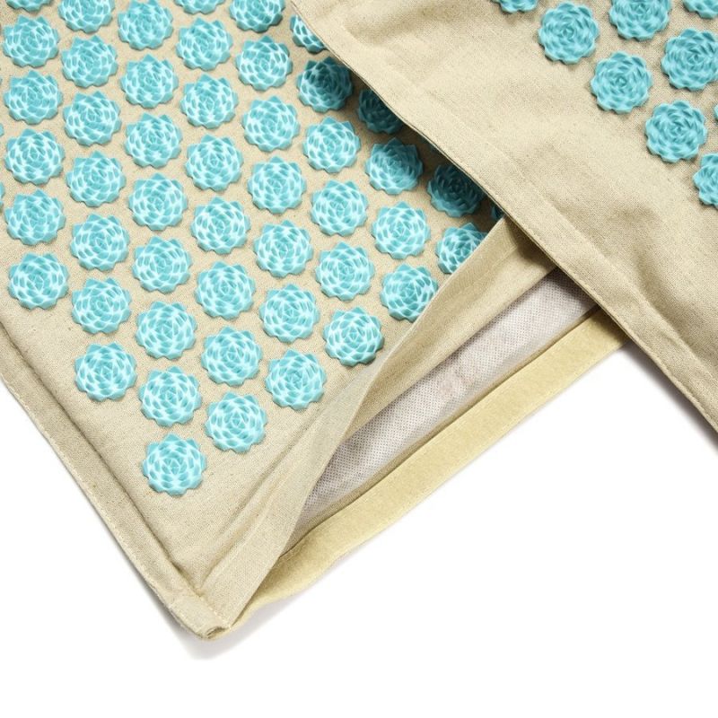 Smj Acupressure mat + pillow sport YG009 Premium Eco (linen coconut buckwheat) Edzőfelszerelés