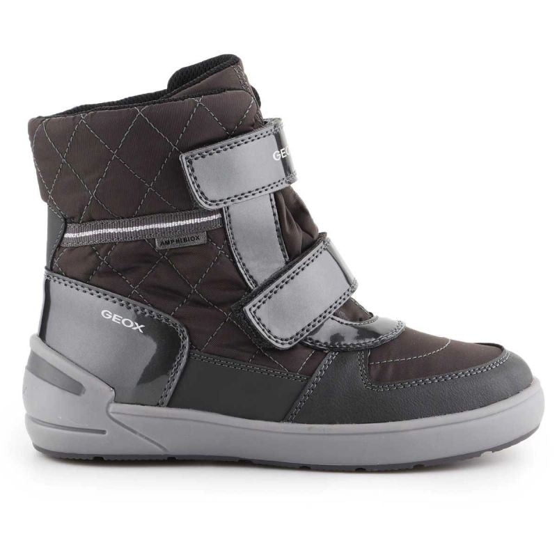 Geox J Sleigh Jr J949SD-0FU50-C9002 fekete utcai cipő