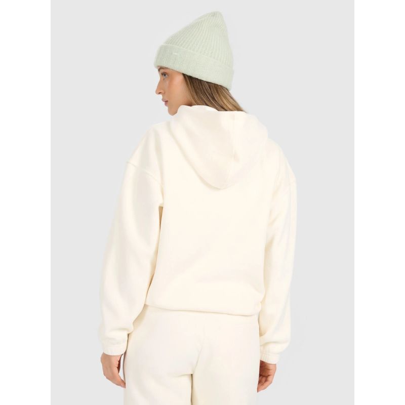 4FWarm loose fleece with hood for women 4F4FRAW25TFLEF451-11S kapucnis pulóver